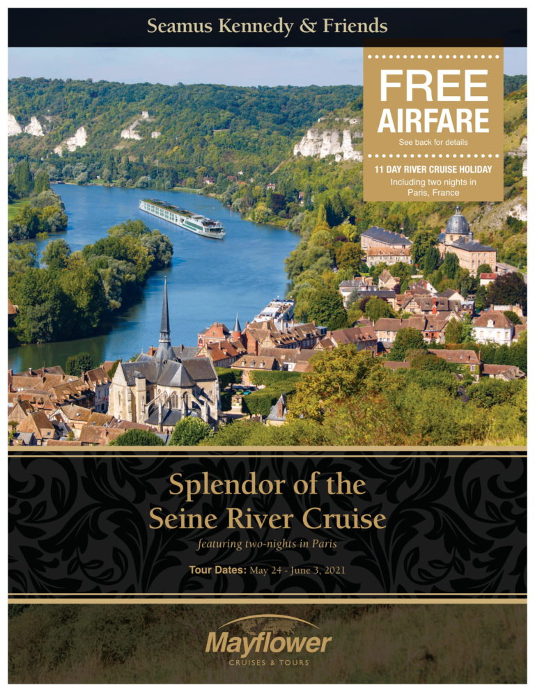 Join Seamus Kennedy on the “Splendor of the Seine River” Isle Inn Tours